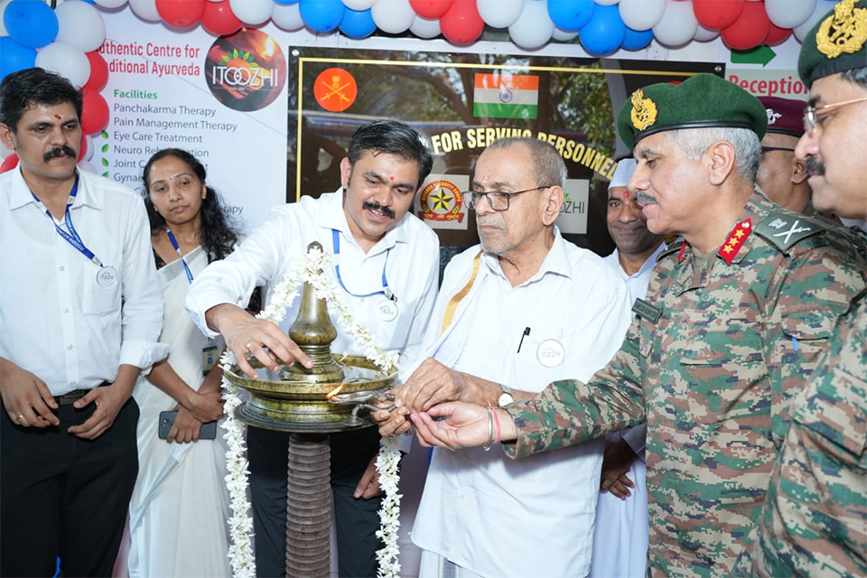 Inaugural Event of the Ayurveda Treatment Centre for Army, Retd. service personnel in Kannur